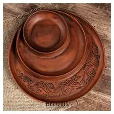 Тарелка менажная "Тройная"