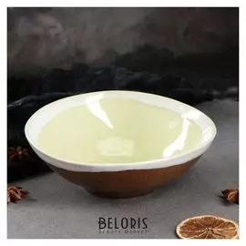 Тарелка "Нова", жёлтая, 0.7 л