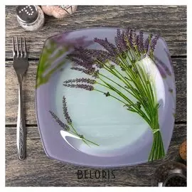 Тарелка обеденная «Лаванда», D=23 см