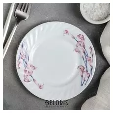 Тарелка пирожковая 15 см "Нежные каллы"