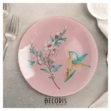 Тарелка пирожковая «Колибри», 18х1,6 см