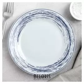 Тарелка пирожковая «Ласточкино гнездо», 19 см, цвет белый