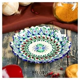 Тарелка плоская, рифленая 15 см