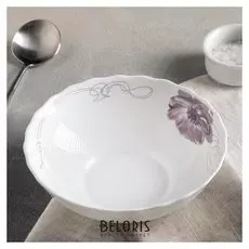 Тарелка суповая «Сиреневое блаженство», 600 мл,18х5 см