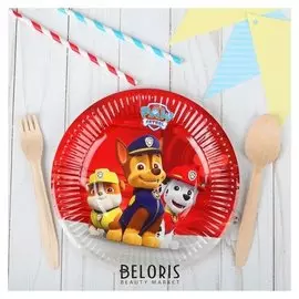 Тарелки бумажные «Щенячий патруль», набор 8 шт.