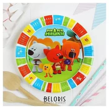 Тарелки «Ми-ми-мишки», 6 шт., 18 см