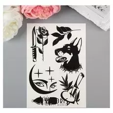 Татуировка на тело Midnight By Sticksandbones