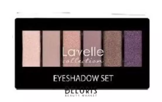 Тени для век 6-ти цветные