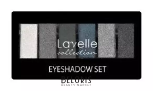 Тени для век 6-ти цветные