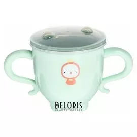 Термокружка детская «Цыплёнок», с крышкой, 200 мл, цвет зелёный