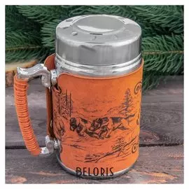 Термокружка с ситечком "Охота на зайца", 350 мл