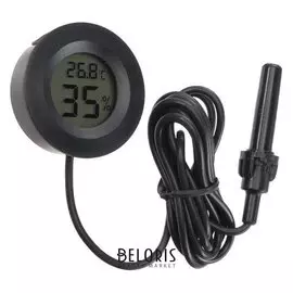 Термометр, влагомер цифровой, жк-экран, провод 1,5 м