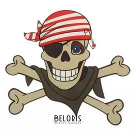 Термонаклейка "Череп большой", набор 10 штук