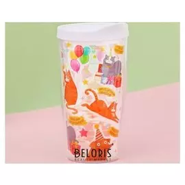 Термостакан "Котики", 450 мл