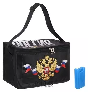 Термосумка с аккумулятором холода «Россия»,12 л