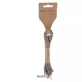 Тесьма текстиль "Косичка с люрексом" ширина 0,5 см намотка 2 метра