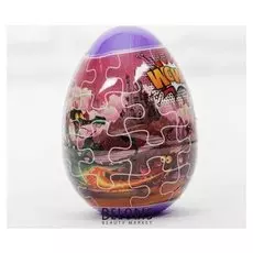 Тесто для лепки «Динозавры», 2 цвета по 20 г, формы, наклейка, пазл