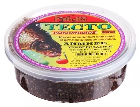 Тесто готовое зимнее Fishka, универсальное, 150 мл
