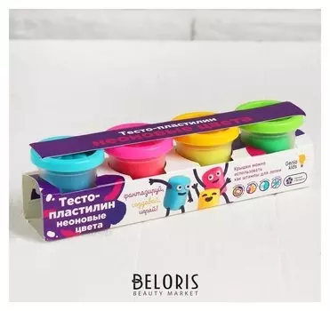 Тесто-пластилин, неоновые цвета