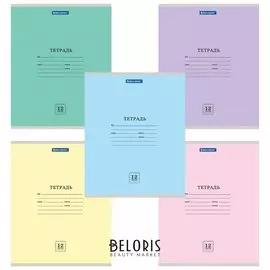 Тетрадь в линейку 12 листов "Эко"