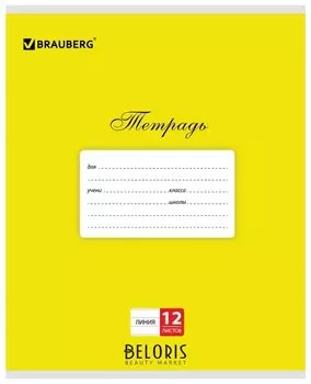 Тетрадь в линейку 12 листов