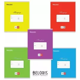 Тетрадь 12 л. линия