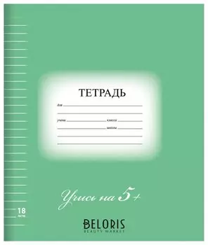 Тетрадь 18 л. "5-ка"