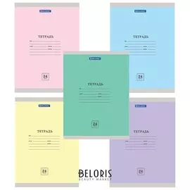 Тетрадь в линейку 24 листа Эко