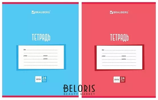 Тетрадь 24 л. клетка