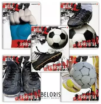 Тетрадь 48 л. клетка "Настоящий футбол"