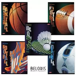 Тетрадь 48 л. клетка Спортклуб