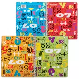 Тетрадь 96 л. клетка Цифры