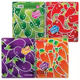 Тетрадь 96 л. клетка Витамины