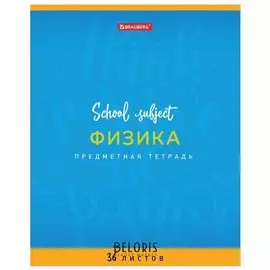 Тетрадь предметная 36 л. "Палитра знаний"