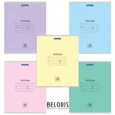 Тетрадь в клетку 18 листов А5 Эко