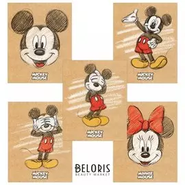 Тетрадь в клетку 48 листов А5 Микки Маус