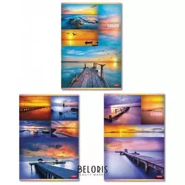 Тетрадь в клетку 96 листов А4 Гаснет день в небесах