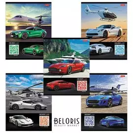 Тетрадь в клетку 96 листов А5 Авторевю