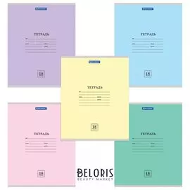 Тетрадь в линейку 18 листов "Эко"