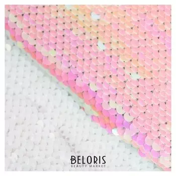 Ткань для пэчворка «Белая-розовая», 33 × 33 см