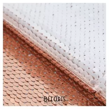 Ткань для пэчворка «Белая-золотая», 33 × 33 см