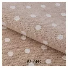 Ткань для пэчворка «Холща истории в горошек», 50 × 50 см