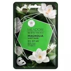 Тканевая маска для лица с ледниковой водой "Магнолия и Асаи" MEADOW