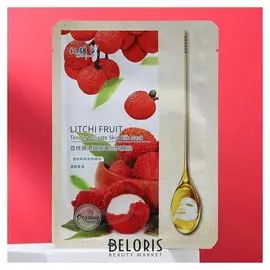 Тканевая маска для лица увлажняющая с экстрактом личи