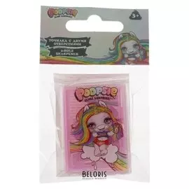 Точилка 2 отверстия, с контейнером, дизайн Poopsie