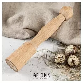 Толкушка "Славянская", 20х4 см, массив дуба