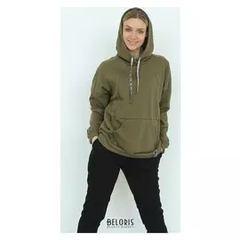 Толстовка женский, цвет хаки, размер 42