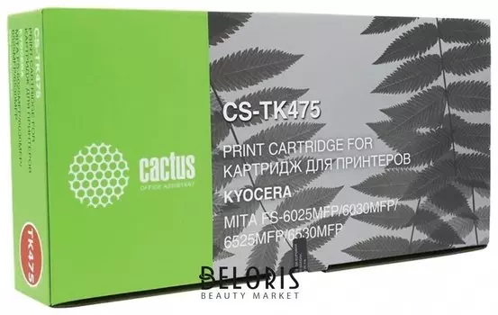 Тонер-картридж Cactus (Cs-tk475) для Kyocera Fs-6025mfp/b, ресурс 15000 стр.