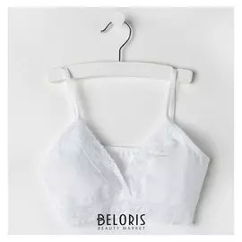 Топ для девочки, цвет белый, рост 134-140 см