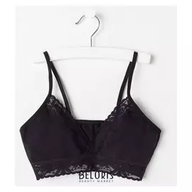 Топ для девочки, цвет чёрный, рост 134-140 см